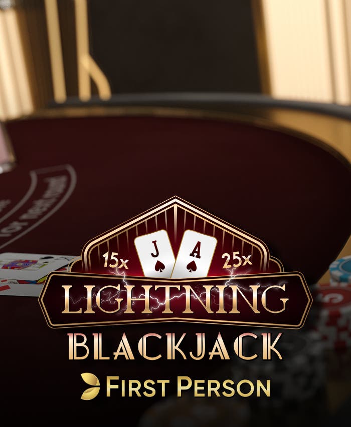 First Person Lightning Blackjack