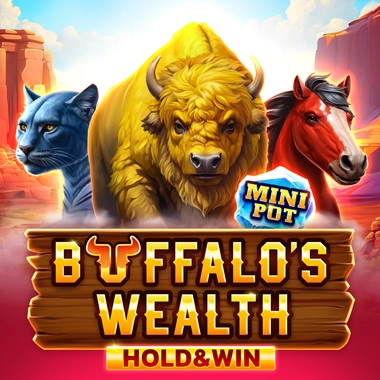 Explore the exciting Buffalo's Wealth Hold And Win game tile that promises exuberant gameplay.