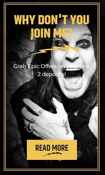 Screenshot of Metal Casino featuring Ozzy Osbourne.