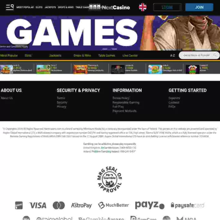 jeux du prochain casino