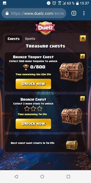 Duelz Casino - Image showcasing Treasure Chests