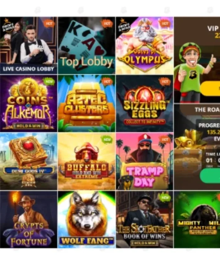 Jeux du casino Bob