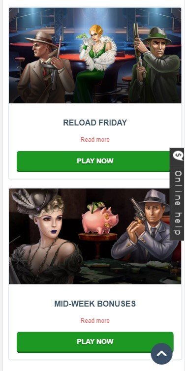 <strong>Syndicate Casino Promotional Offers Screenshot</strong>