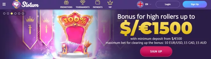 Bonus Highroller Slotum