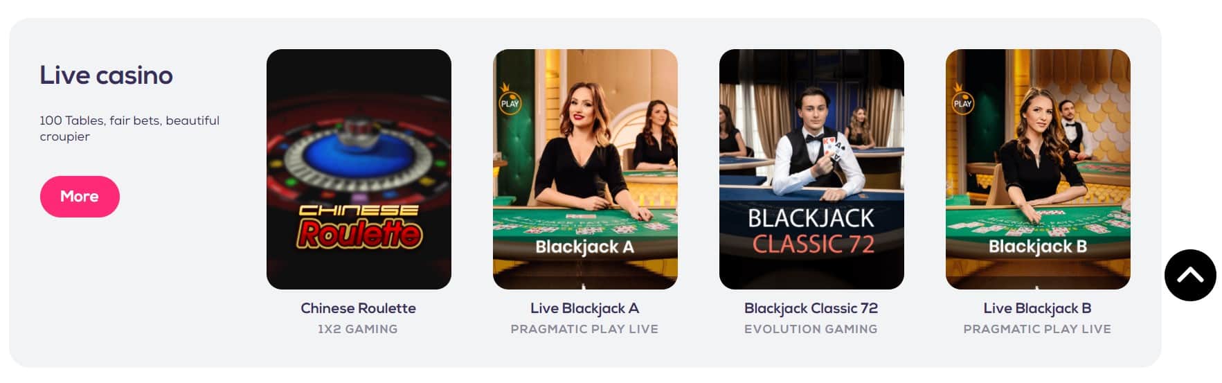 wild fortune casino live gaming section-min