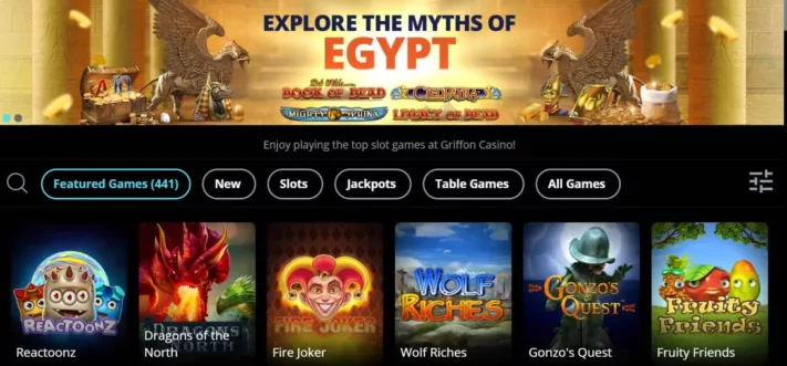 griffon casino games-min