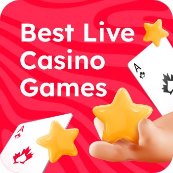 Top Live Casino Games - Mobile Advertisement in English