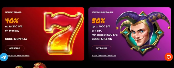 Arlekin casino promotions