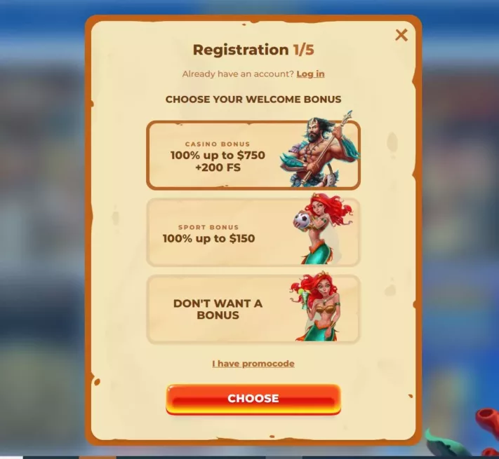 bonus de posido casino