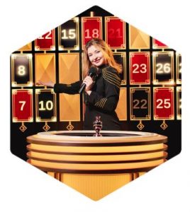 Lightning Roulette - Croupier avec cartes