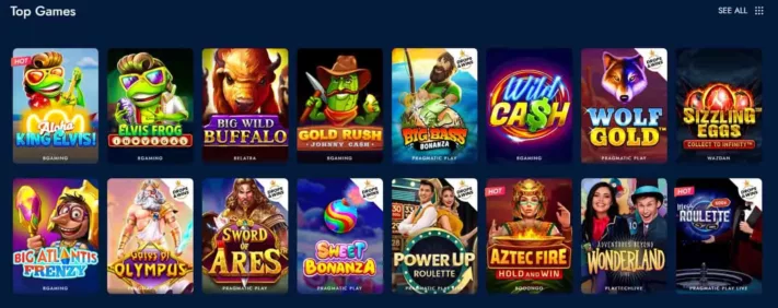 bluechip casino games