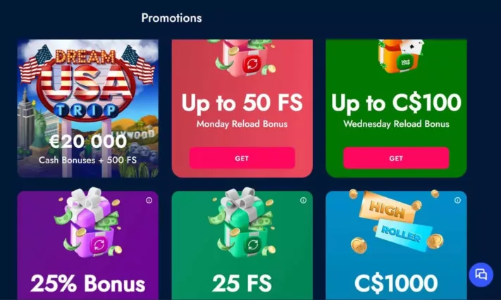 bluechip casino promotions