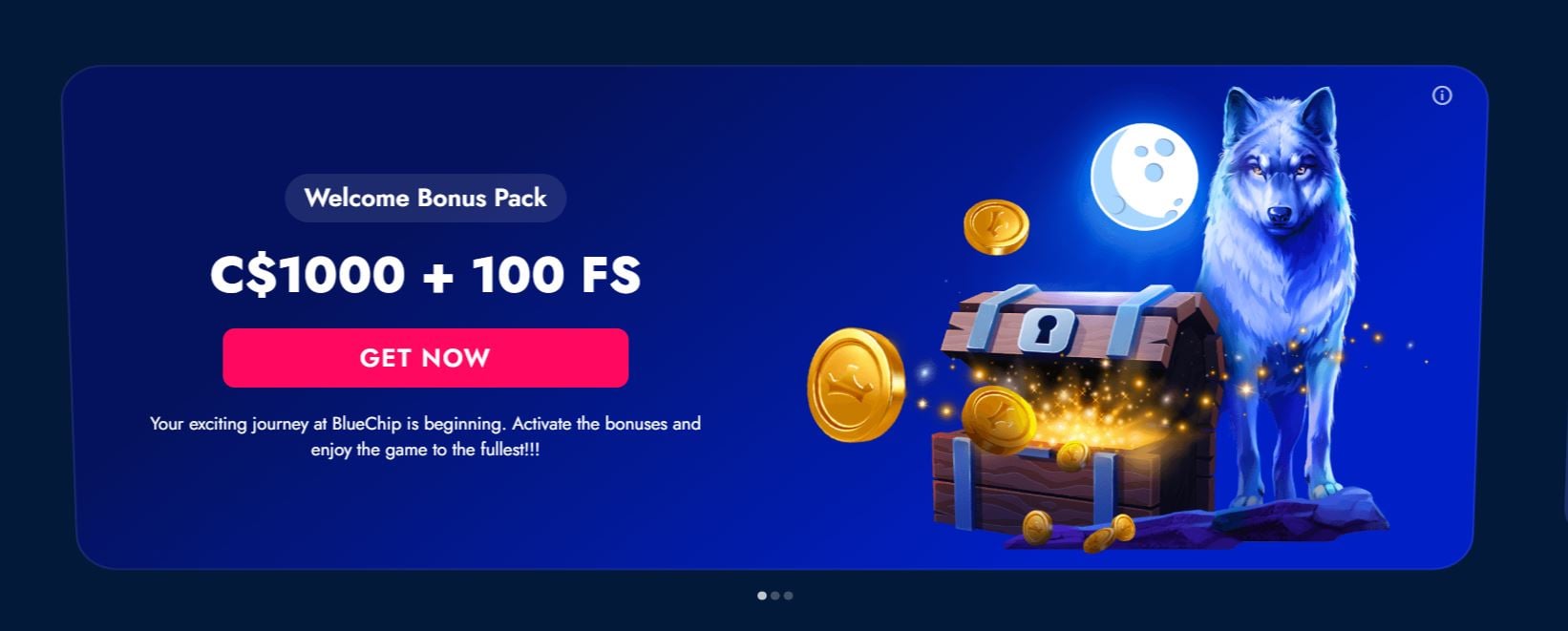 bluechip casino welcome bonus