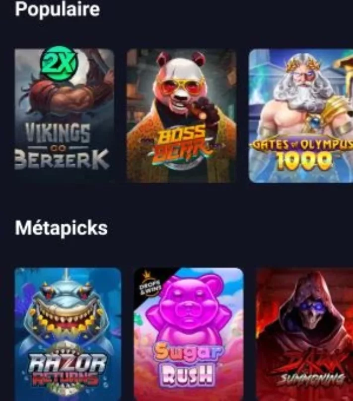 Jeux Metaspins