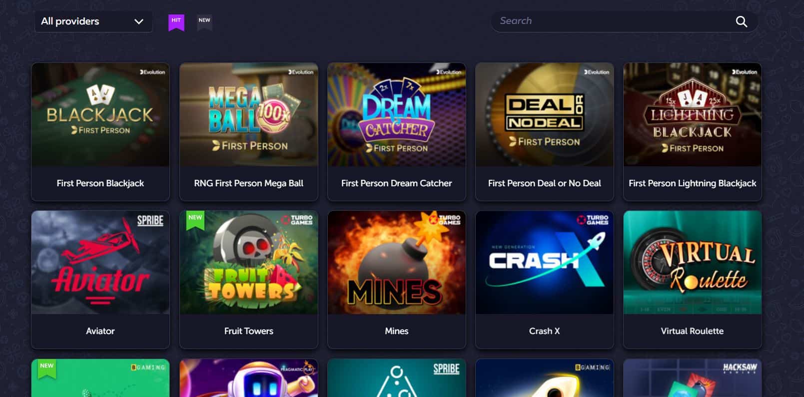 jeux en direct vavada