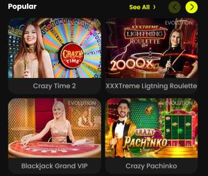 Bluffbet Live Casino