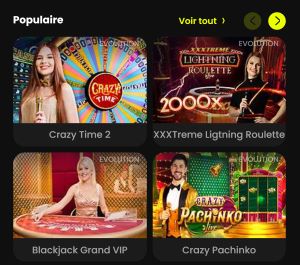 Bluffbet casino en direct