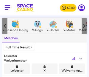 Space Casino Virtual Games