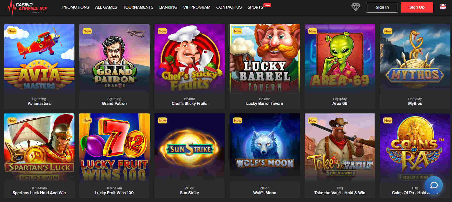 The introductory offer from Casino Adrenaline delivers a substantial bonus of 211% on your initial deposits.